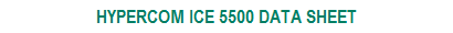 Download ICE 5500 Data Sheet