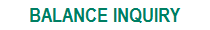 Balance Inquiry