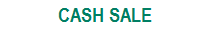 Configures the terminal to allow for Cash Sales.