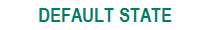 Configures the terminal with a default state.