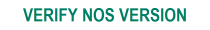 Verifies NOS version in the terminal.