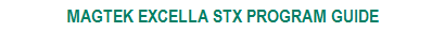 Download Magtek STX Programming Guide